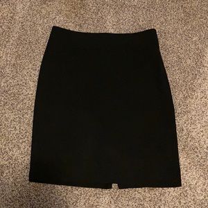 Black pencil skirt